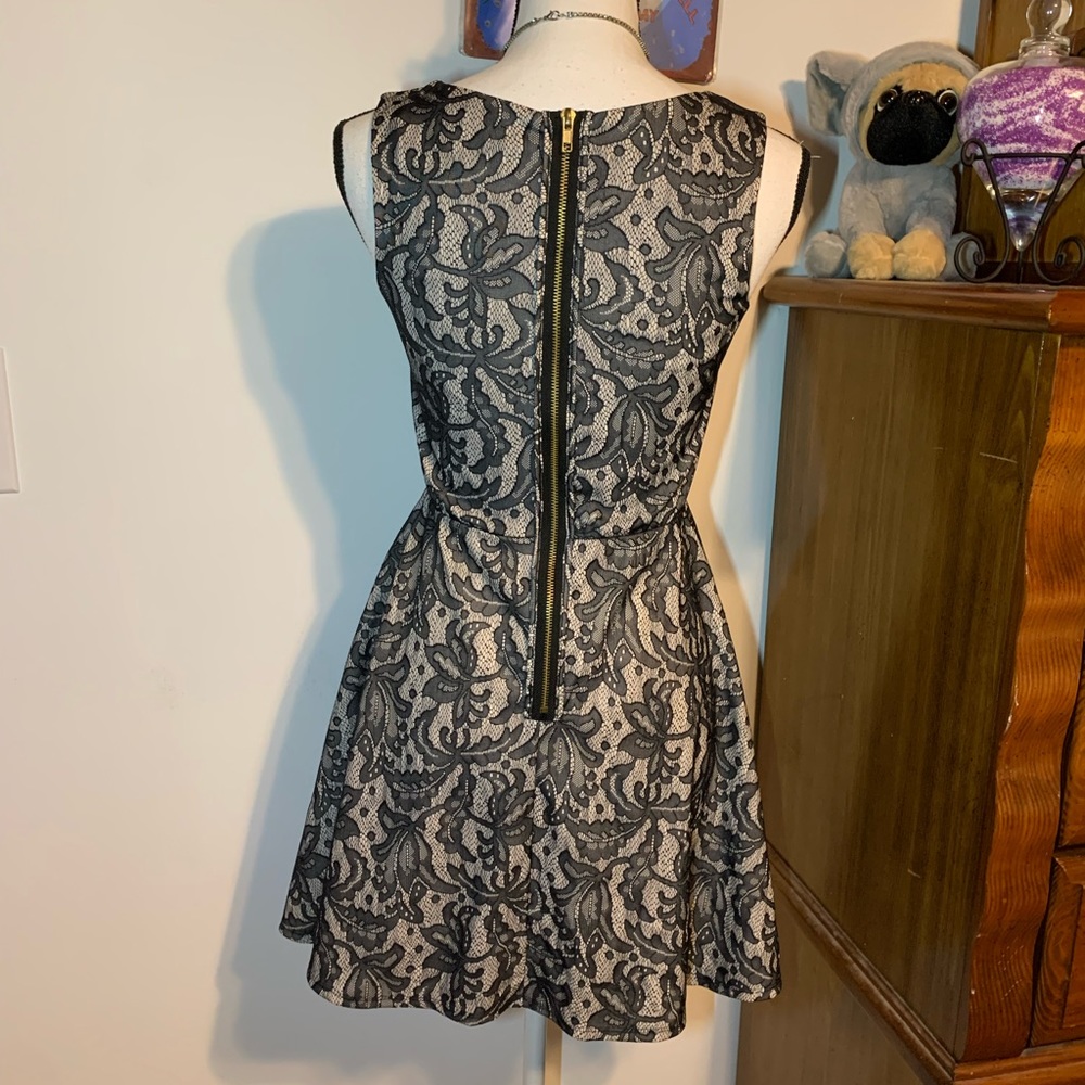 Heart Soul Black Lace Overlay Dress - Picture 6 of 9